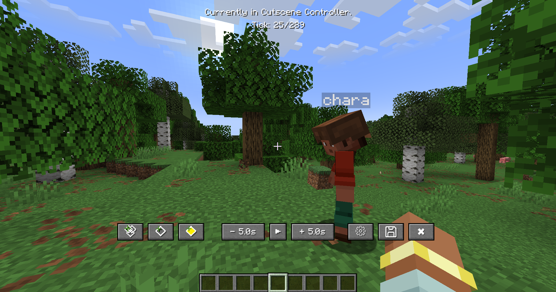 Cutscene controller buttons image